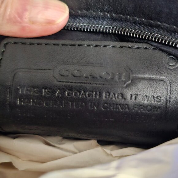 Coach Mercer Demi Convertible Handbag – Black Nylon & Leather A3J-7407 NWOT - Picture 7 of 8